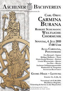 Plakat Carmina Burana